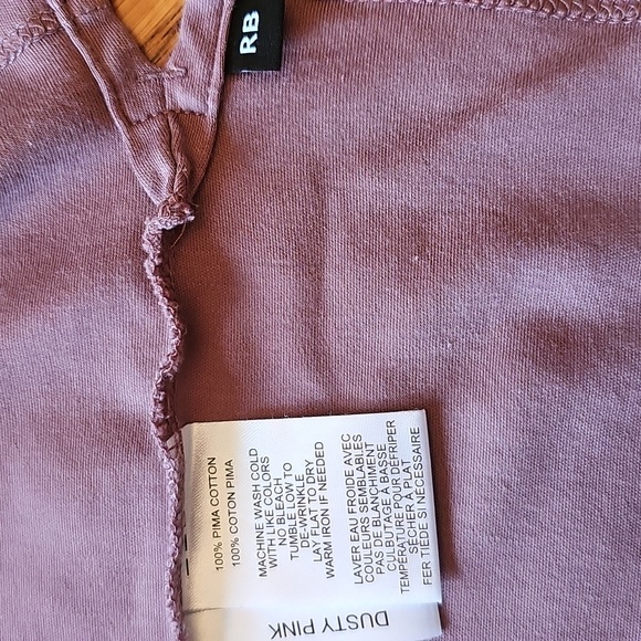 Robert Barakett Men's  T-Shirt. Dust pink color, size L. 100% Pima Cotton. - Picture 6 of 6